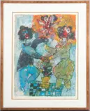 Théo Tobiasse, Untitled, LITHOGRAPH IN COLORS ON WOVE PAPER