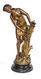 Mathurin Moreau, BRONZE PATINATED METAL, SCULPTURE