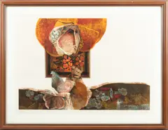 EMBOSSED by Alvar Suñol Munoz-Ramos, 1980, LITHOGRAPH IN COLORS, offered Sep 2022
