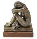 Frank Varga, BRONZE PATINATED PLASTER, SCULPTURE