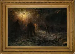 Untitled by Owner Will Pick Up Robert Hopkin, OIL ON CANVAS, offered Jul 2022
