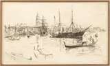 Frank Duveneck, Untitled, 1881, ETCHING ON CHINE COLLE