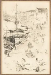 Untitled by Frank Duveneck, 1880, ETCHING ON CHINE COLLE, offered Jul 2022