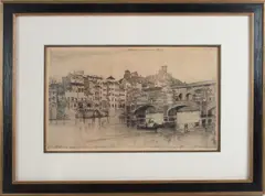 Untitled by Joseph Pennell, 1883, ETCHING ON JAPAN PAPER, 2.24., offered Jul 2022