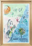 Untitled by Marc Chagall, 1974, LITHOGRAPH IN COLORS ON WOVE PAPER, offered Jul 2022