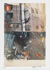 Untitled by Robert Rauschenberg, 1994, OFFSET LITHOGRAPH IN COLORS ON WOVE PAPER, offered Jul 2022