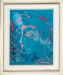 Peter Max, Untitled, 1989, SCREENPRINT IN COLORS, ON WOVE PAPER