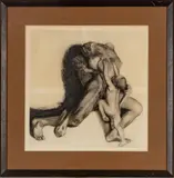 Käthe Kollwitz, Untitled, ETCHING ON WOVE PAPER
