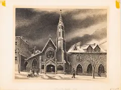 Untitled by Ernest Fiene, LITHOGRAPH ON PAPER, offered Jul 2022