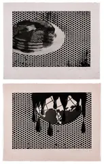 Carl Ostendarp, PHOTOETCHING AND SUGAR LIFT ON, AQUATINT PAIR
