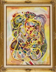 Untitled by Jack Faxon, 1969, WATERCOLOR AND GOUACHE, offered Jul 2022