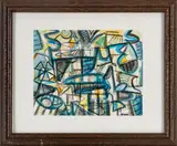 Untitled by Jack Faxon, 1991, WATERCOLOR, offered Jul 2022