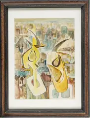 Untitled by Jack Faxon, WATERCOLOR ON PAPER, offered Jul 2022