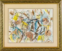 Untitled by Jack Faxon, 1994, WATERCOLOR WITH MARKER, offered Jul 2022