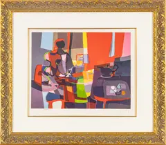 COLOR by Marcel Mouly, LITHOGRAPH ON WOVE PAPER, offered Jul 2022