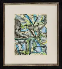 Untitled by Jack Faxon, WATERCOLOR AND MARKER ON PAPER, offered Jul 2022