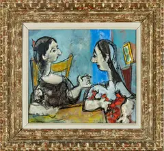 Max Weber, Untitled, 1938, OIL ON CANVAS