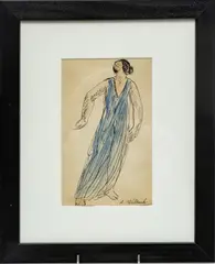 Untitled by Abraham Walkowicz, WATERCOLOR & INK ON PAPER, offered Jun 2022