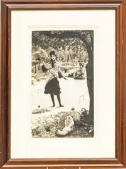 Untitled by James Tissot, 1878, ETCHING AND DRYPOINT ON WOVE PAPER, offered Jun 2022