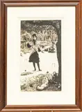 James Tissot, Untitled, 1878, ETCHING AND DRYPOINT ON WOVE PAPER