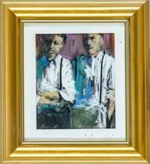 Untitled by Jodi Depew McLeane, 1993, OIL PASTEL ON PAPER, offered Jun 2022