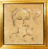 Jamali, Untitled, 2014, PIGMENT ON CORK