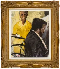 Untitled by Jodi Depew McLeane, OIL PASTEL ON PAPER, H 22, offered Jun 2022