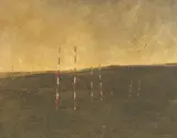 W. Louis Jones, Untitled, 1971, ACRYLIC ON MASONITE