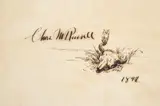 PEN SKETCHES BY CHAS. M. RUSSELL THE COWBOY ARTIST, WITH ORIGINAL DRAWING IN by Charles Marion Russell, INK, offered May 2022