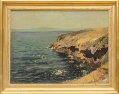 Untitled by Oliver Dennett Grover, 1916, OIL ON BOARD, offered May 2022