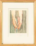 Salvador Dalí, WOOD, 1963, ENGRAVING ON PAPER
