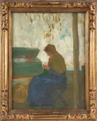 Roy Charles Gamble, Untitled, OIL ON BOARD