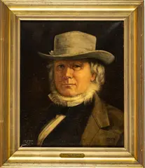 James Everett Stuart, AFTER B. IRWIN, 1887, OIL ON CANVAS