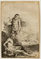 Rembrandt Harmensz van Rijn, Untitled, 1646, ETCHING, ON WATERMARKED LAID PAPER, CIRCA