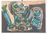 Untitled by Karel Appel, 1976, LITHOGRAPH WITH COLORS ON WOVE PAPER, offered Apr 2022