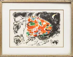 Untitled by Marc Chagall, LITHOGRAPH WITH COLORS ON PAPER, offered Apr 2022