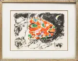 Untitled by Marc Chagall, LITHOGRAPH WITH COLORS ON PAPER, offered Apr 2022