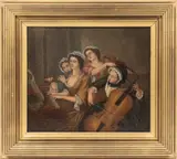 William Hogarth, Untitled, OIL ON PAPER LAID TO CANVAS