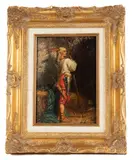 Alexandre-Gabriel Decamps, Untitled, OIL ON MAHOGANY PANEL