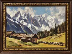 Marcel Wibault, Untitled, 1970, OIL ON MASONITE, C.