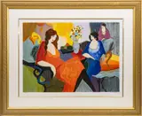 Itzchak Tarkay, Untitled, SERIGRAPH ON PAPER