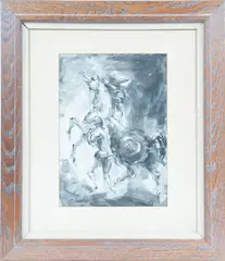 Charles Burdick, Untitled, INK WASH DRAWING ON PAPER