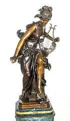 Untitled by Adrien Étienne Gaudez, 1880, BRONZE SCULPTURE, CAST FROM A MODEL BY ALBERT ERNEST CARRIER DE BELLEUSE C., offered Apr 2022