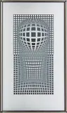 Victor Vasarely, Untitled, SILKSCREEN IN COLORS, ON WOVE PAPER