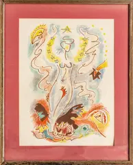 Untitled by André Masson, 1970, LITHOGRAPH IN COLORS, ON WOVE PAPER, offered Mar 2022