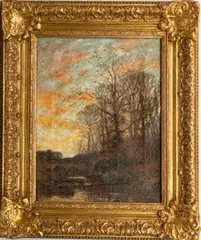 William Merritt Post, Untitled, 1900, OIL ON CANVAS, CIRCA