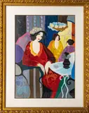 Itzchak Tarkay, Untitled, SERIGRAPH IN COLORS ON WOVE PAPER