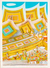 Risaburō Kimura, Untitled, SILKSCREEN IN COLORS, ON BFK RIVES PAPER