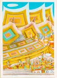 Risaburō Kimura, Untitled, SILKSCREEN IN COLORS, ON BFK RIVES PAPER