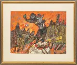 Untitled by Théo Tobiasse, LITHOGRAPH IN COLORS, ON PAPER, offered Mar 2022